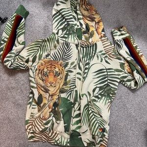 Aviator Nation sweatsuit pants & hoodie zip up